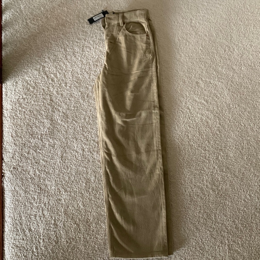 MOTEL ROCKS parallel trouser cord in Sand